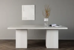 Olga Rektangulära Matbord 200 x 90 White