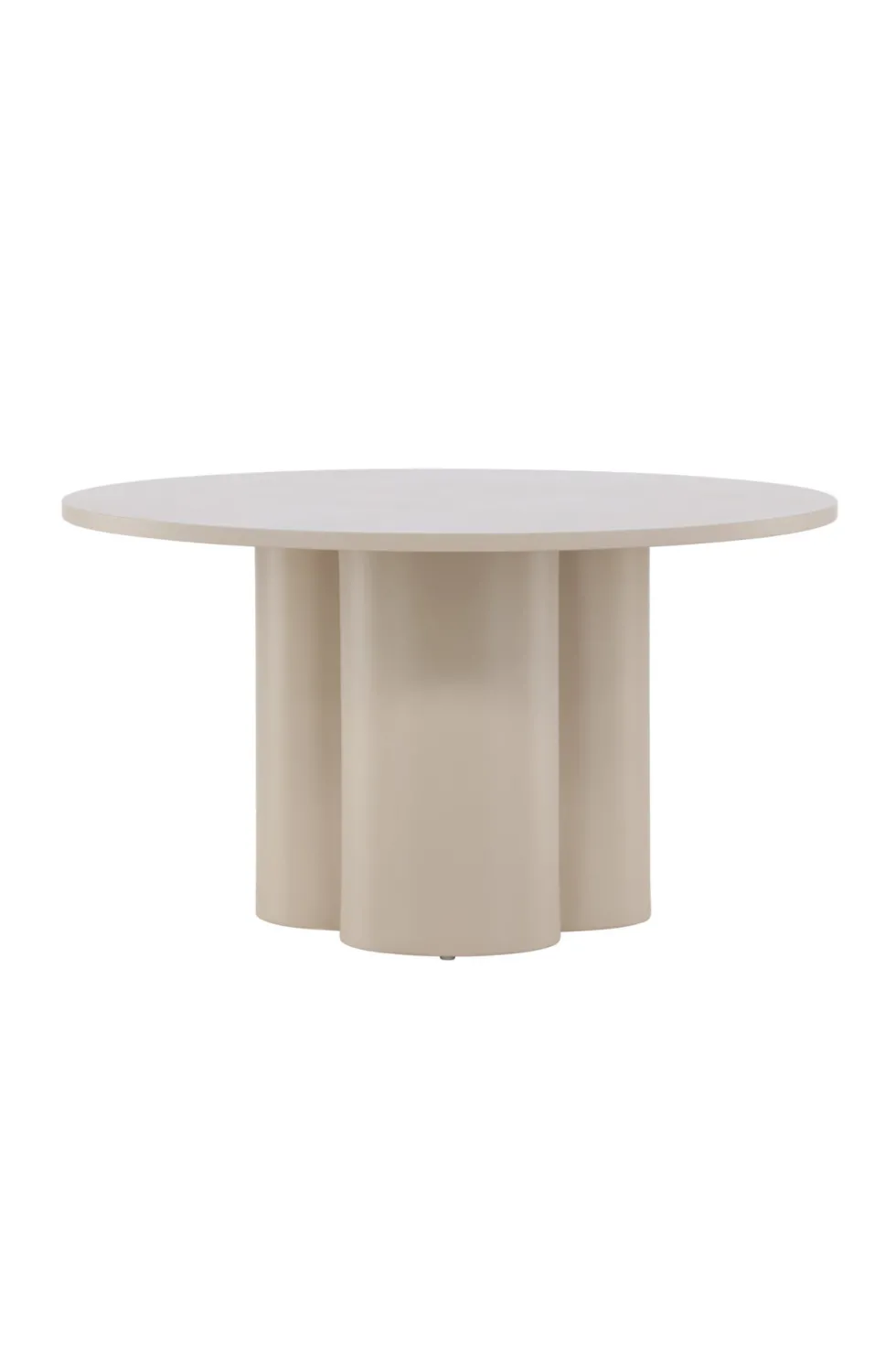 Olivia Soffbord ⌀80 Beige