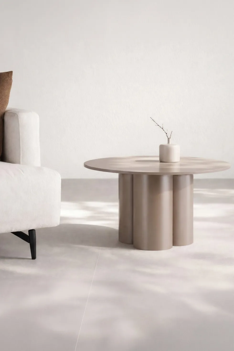 Olivia Soffbord Ø80 Brown