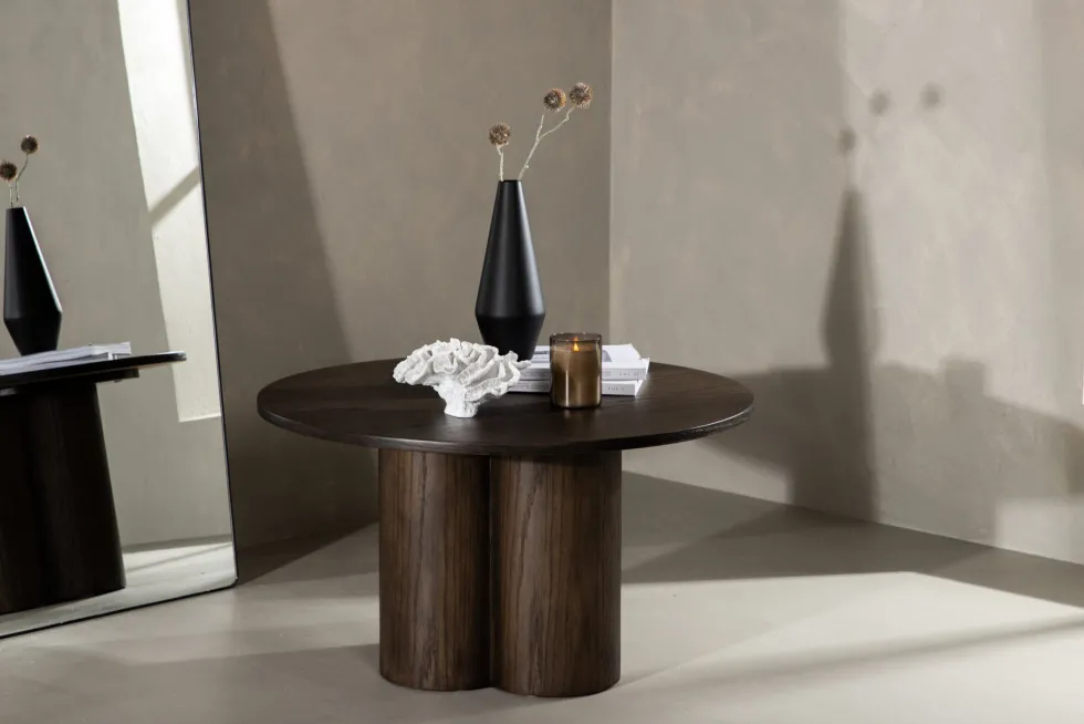 Olivia Soffbord ⌀80 Mocca