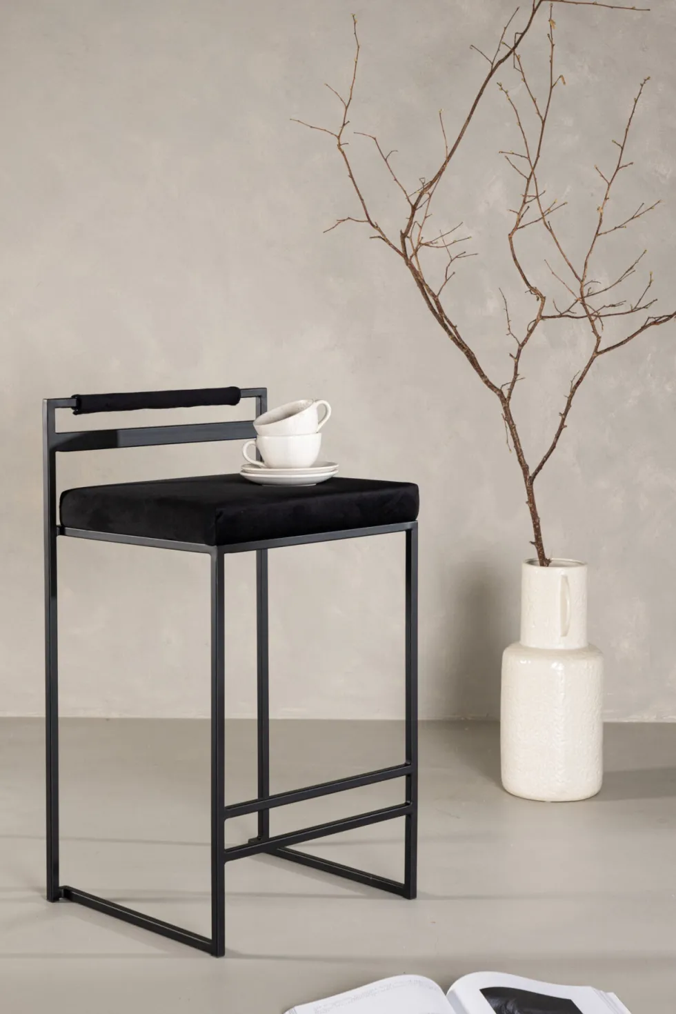 Opelika Barstolar Black
