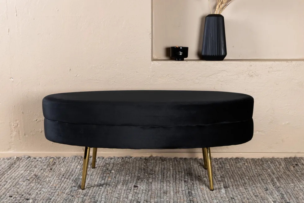 Otto Fotpall 40 x 41 x 100 – Polyester Velvet