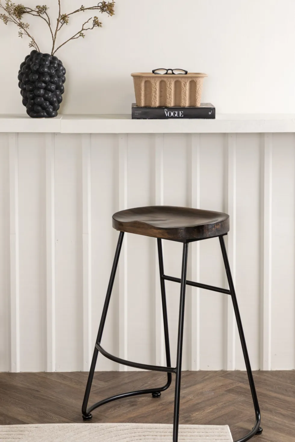 Ozark Barstolar Black