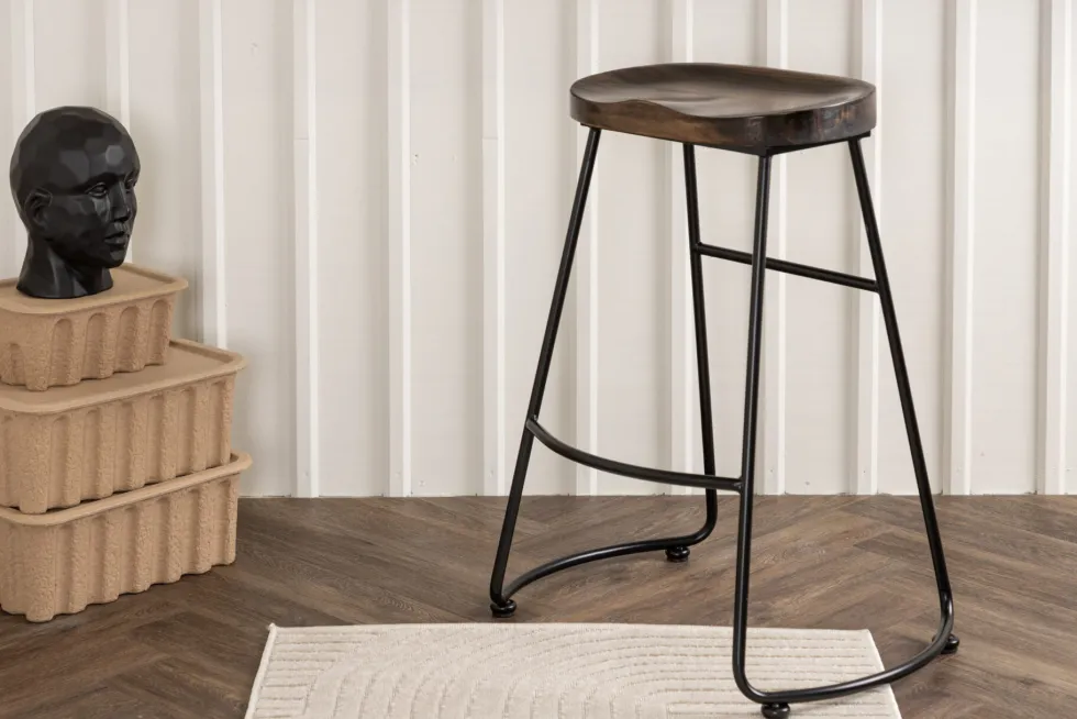 Ozark Barstolar Black