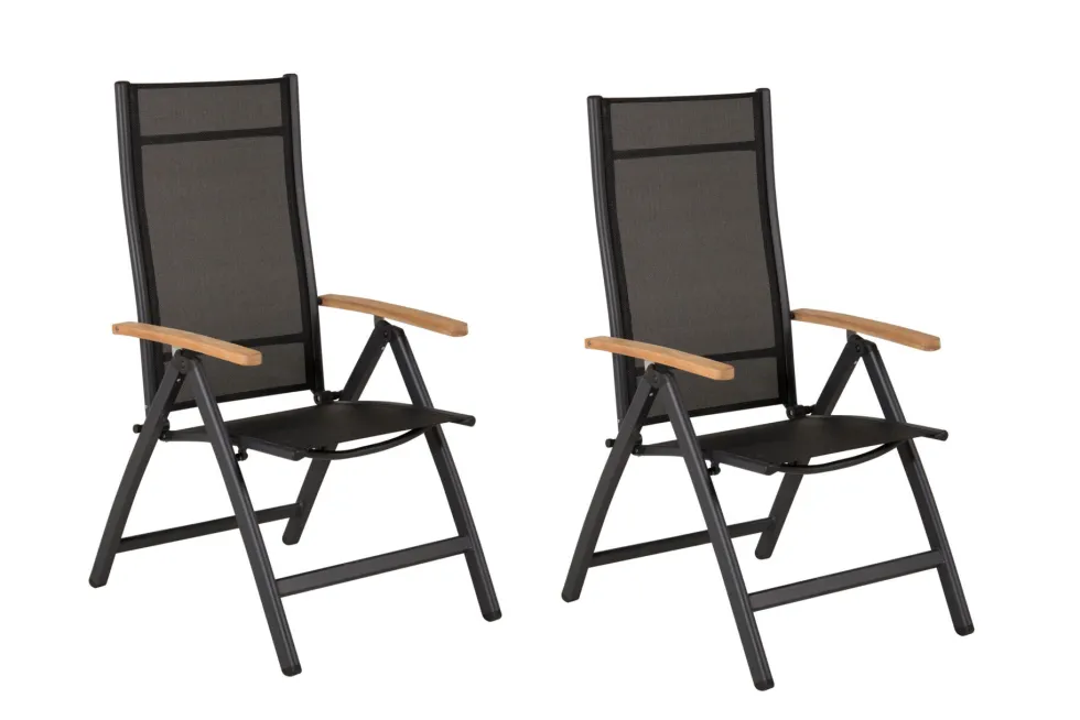 Panama Positionsstolar Black