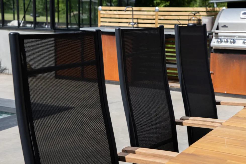 Panama Positionsstolar Black