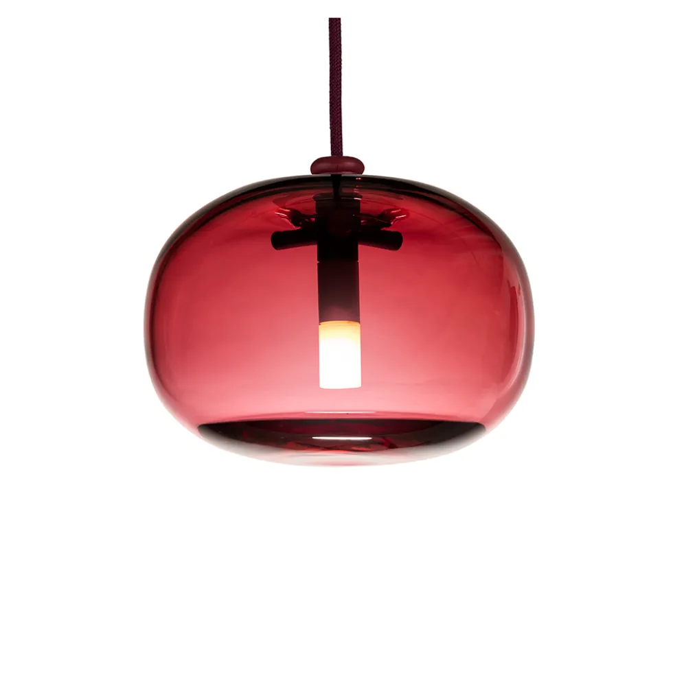 Pebble taklampa bred