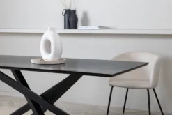 Piazza Rektangulära Matbord 180 x 90 Black