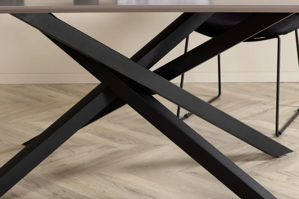 Piazza Rektangulära Matbord 180 x 90 Black