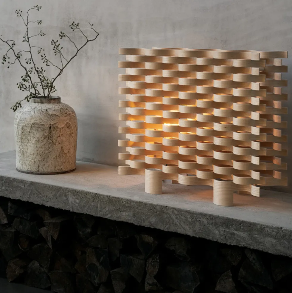 Pile bordslampa stor