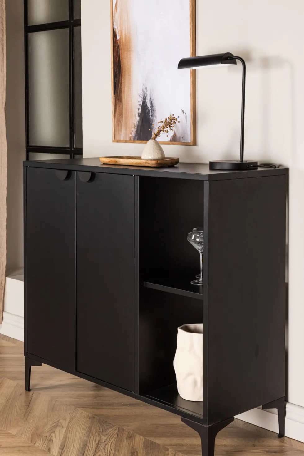Piring Skåp 42 x 100 x 110 Black