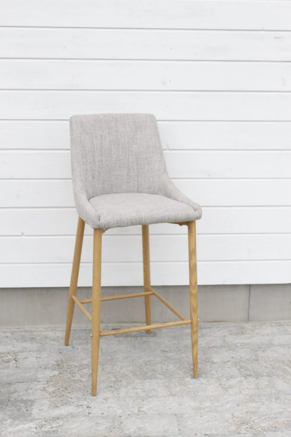 Plaza Barstolar Light Grey