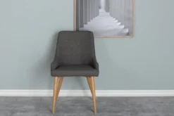 Plaza Matstolar Dark Grey