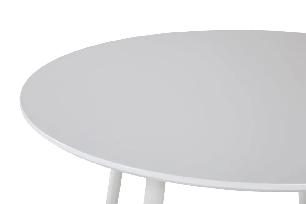 Plaza Runda Matbord ⌀100 White
