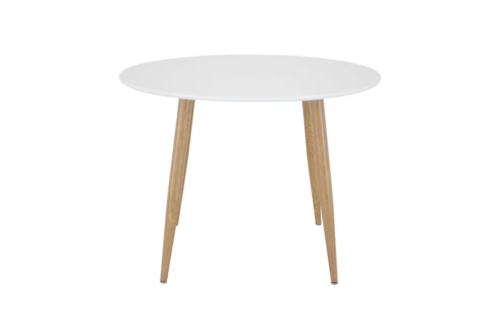 Plaza Runda Matbord ⌀100 White