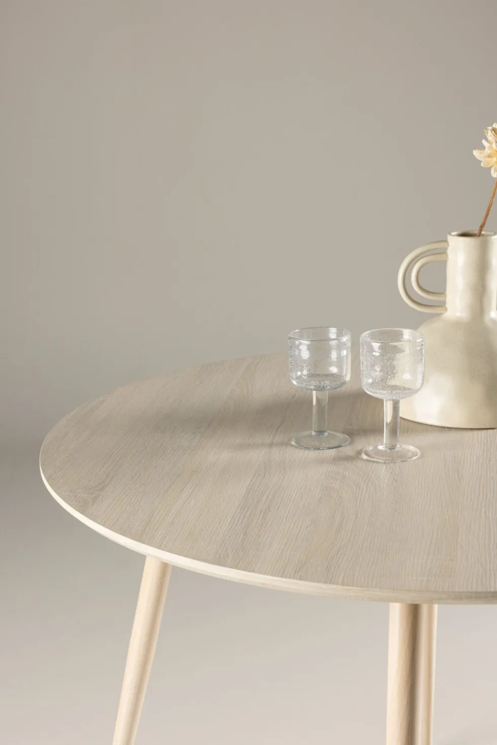 Plaza Runda Matbord ⌀100 Whitewash