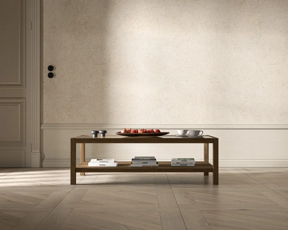 2000 Plus Soffbord Rektangulär Burned Walnut