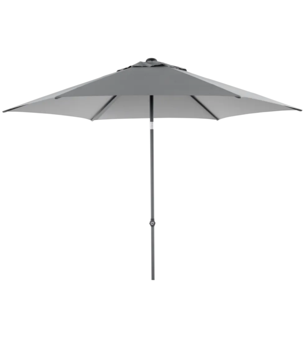 Poppi Parasoll – Antracit/Grå Ø 250 cm