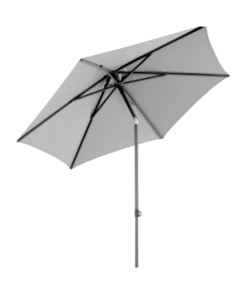 Poppi Parasoll – Antracit/Grå Ø 250 cm