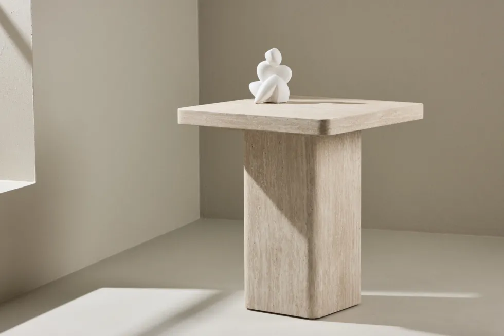 Qvart Soffbord 50 x 50 Beige