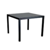 Rana soffbord Silver/svart 85x85x65 cm