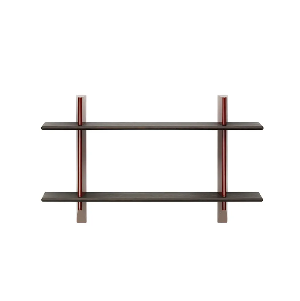 Rayonnage Mural Japanese red