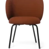 Rico Dining Black Tonus – Röd Brun Stol