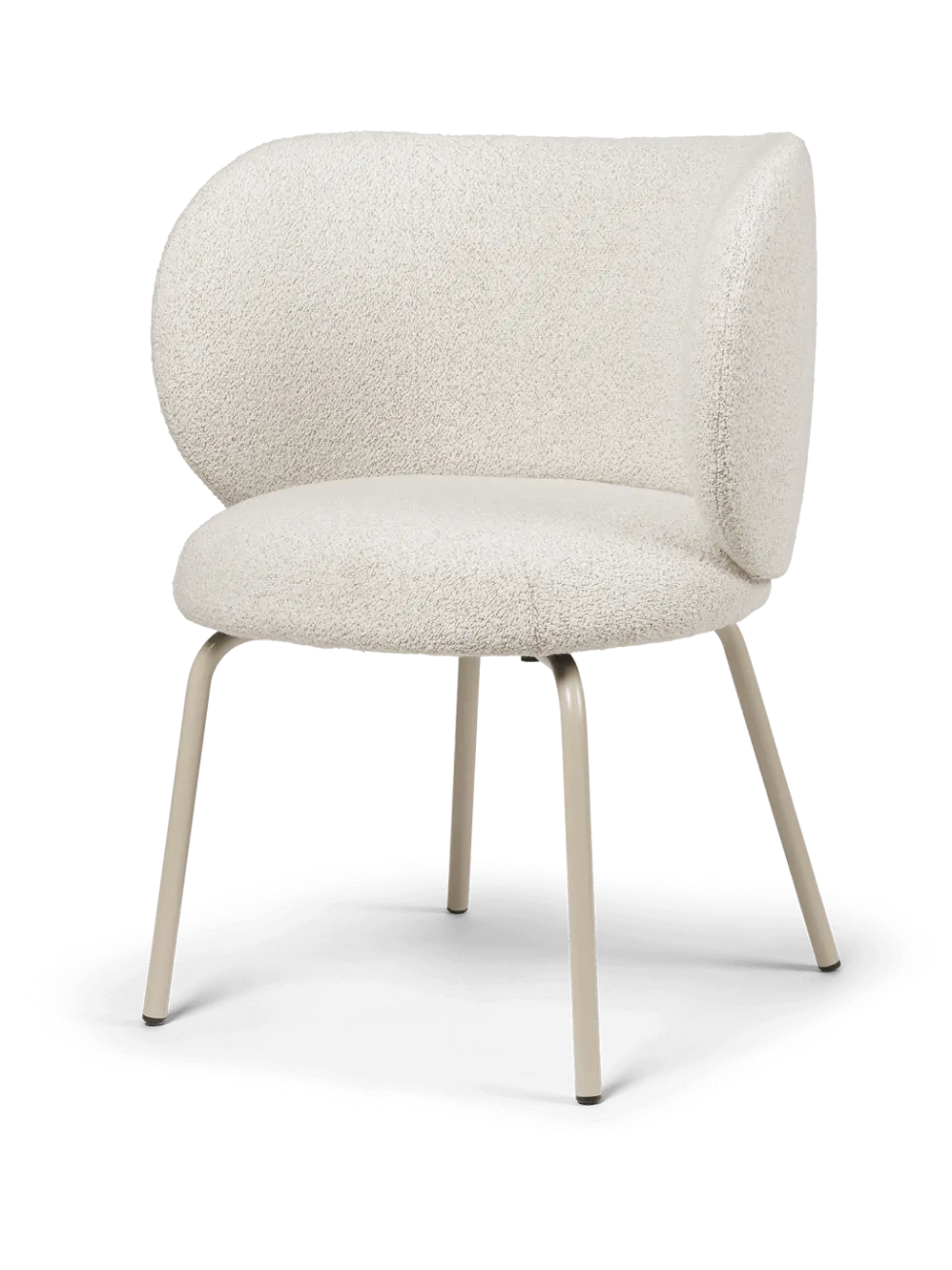 Rico Dining Cash Soft Bouclé – Benvit/Sand Stol