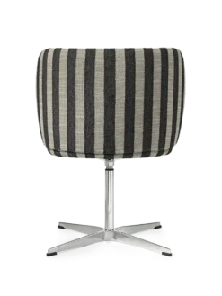 Rico Dining Swivel Louisiana – Sand/Svart Stol