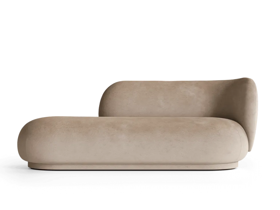Rico Divan Faded Velvet Höger Soffa