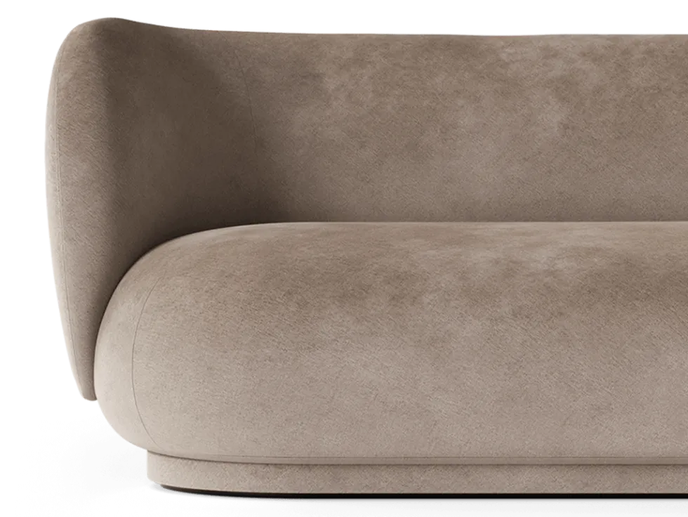 Rico Divan Faded Velvet Vänster Soffa