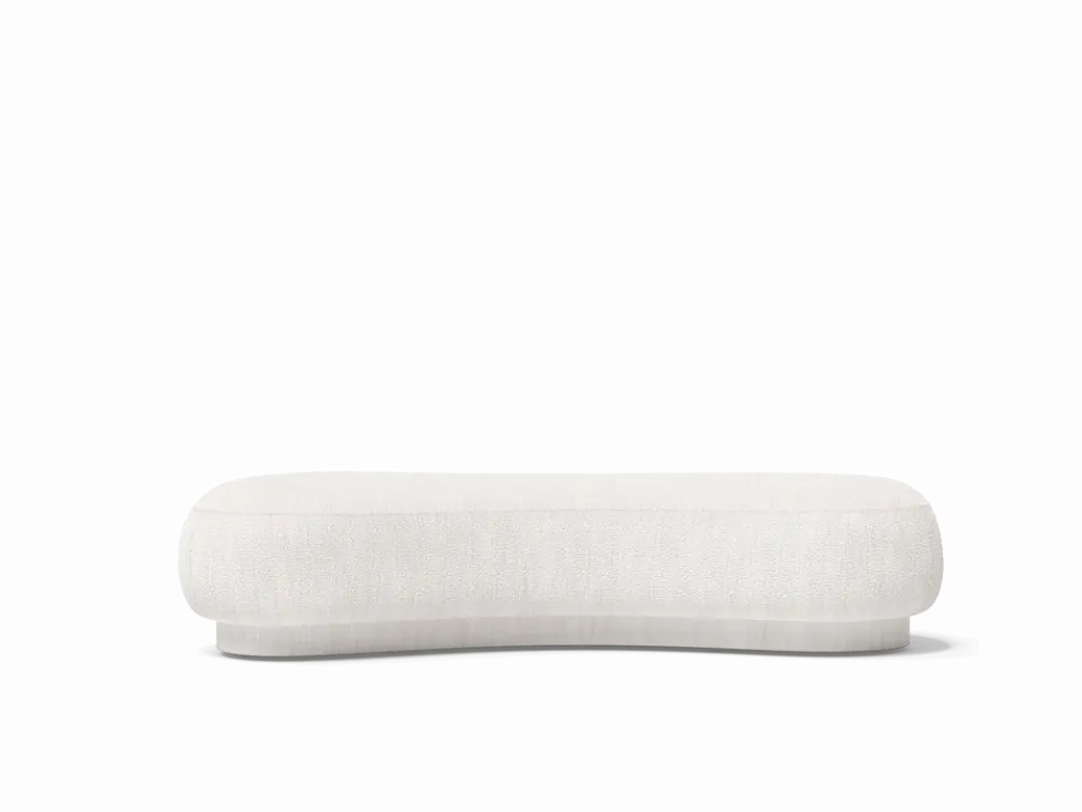 Rico Lounger Ottoman Bouclé – Benvit Fotpall