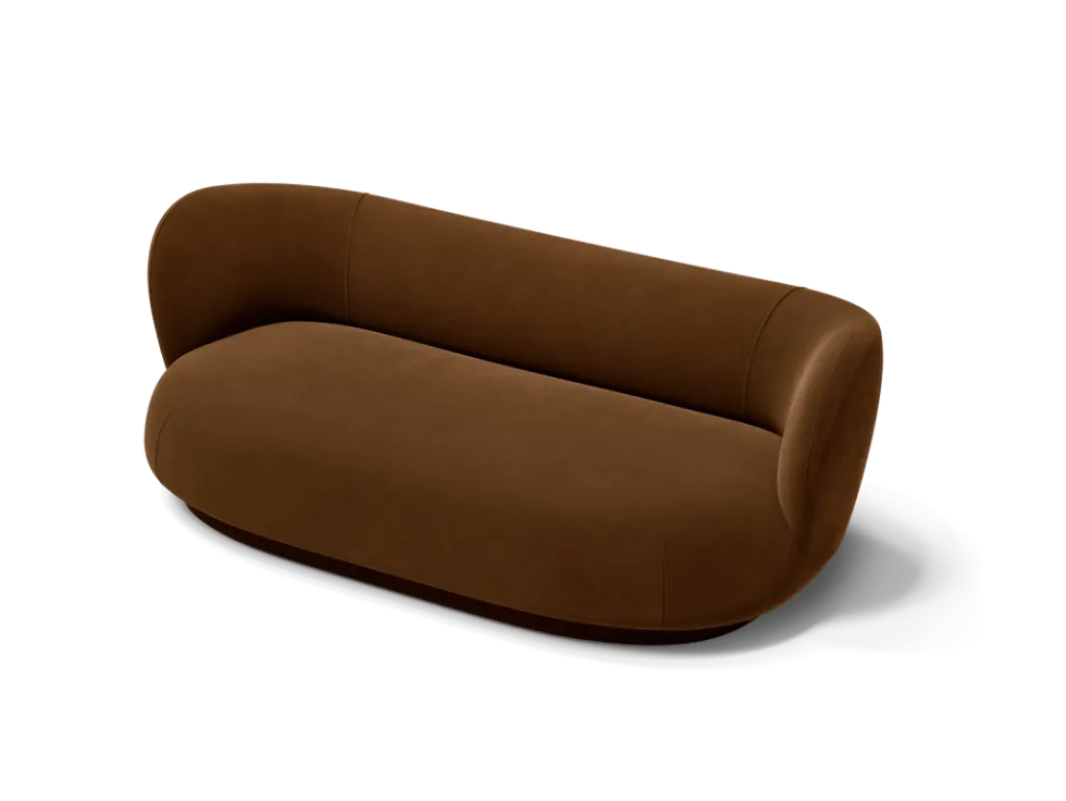Rico Lounger Sofa Rich Velvet – Brun Soffa