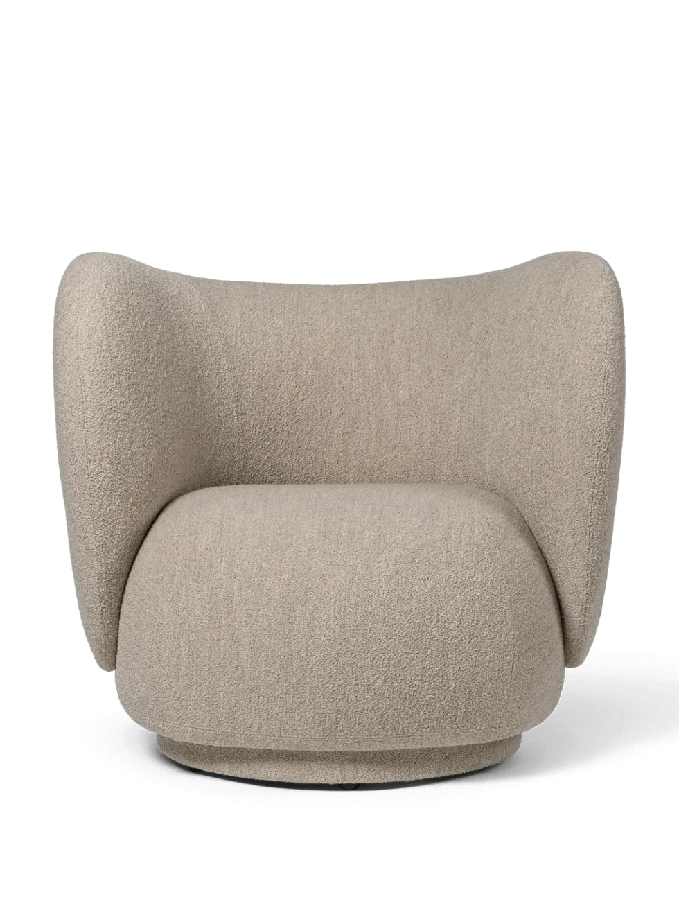 Rico Lounge Soft Bouclé – Natural Stol
