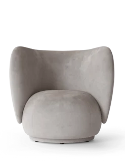 Rico Lounge Swivel Blekt Velvet Stol