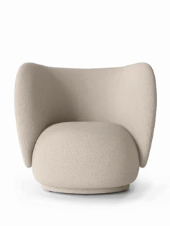 Rico Lounge Swivel Ull Boucle Stol