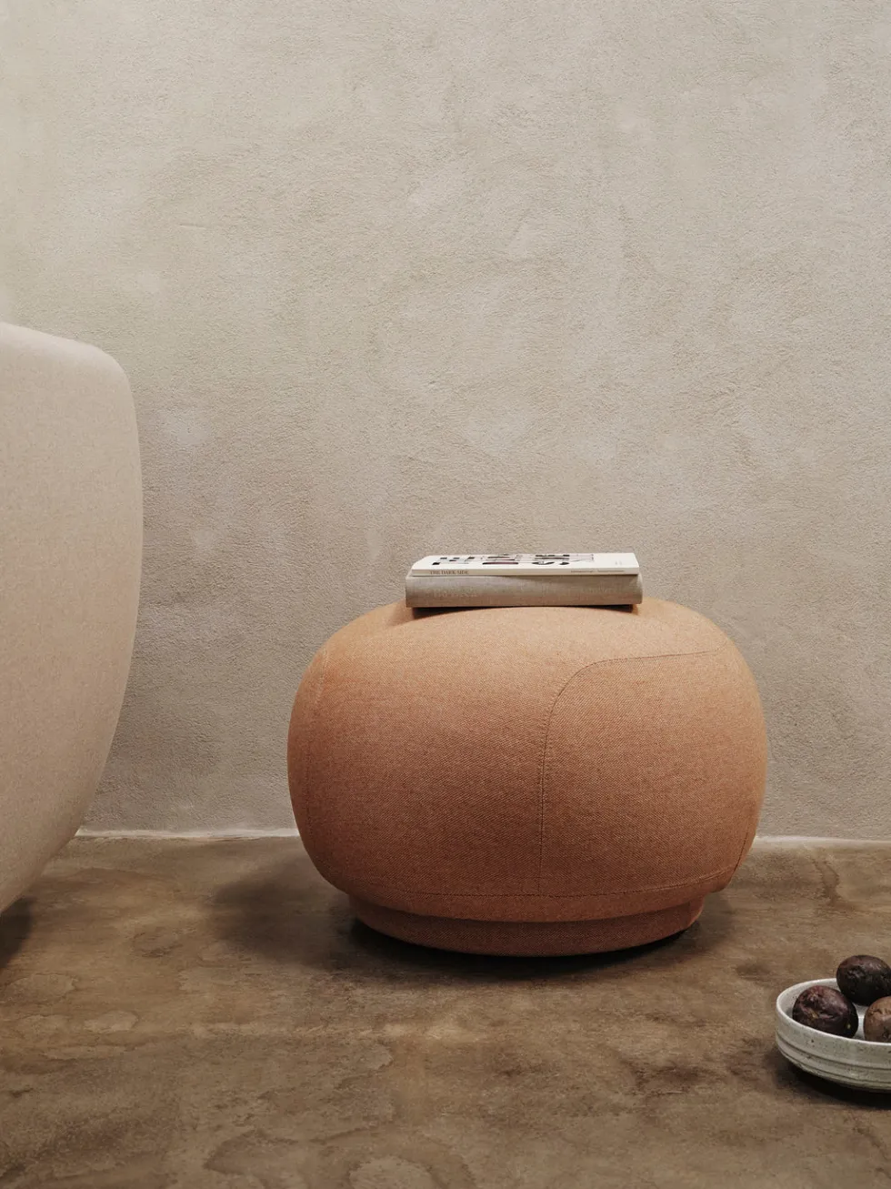 Rico Pouf Main Line Line Flax –Ochre Fotpall
