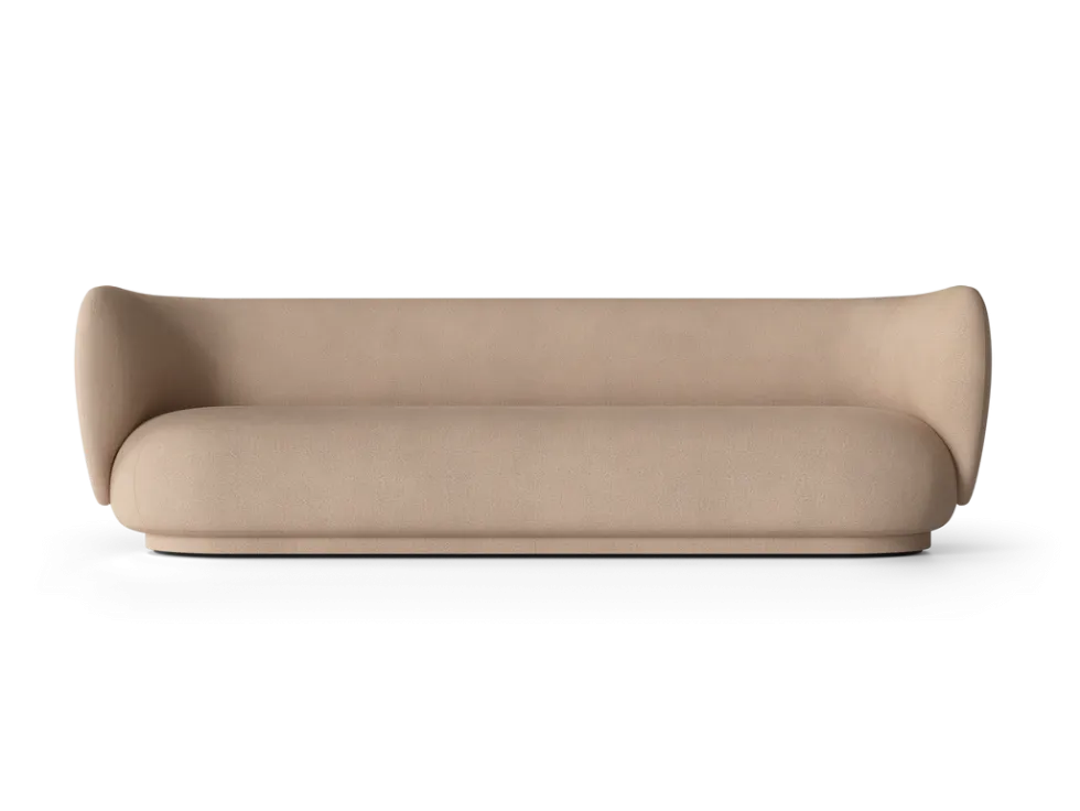 Rico 4-sits Borstad Soffa