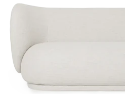 Rico 3-sits Boucle – Off-White Soffa