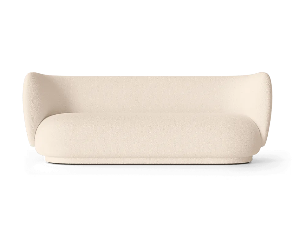 Rico 3-sits Ull Boucle Soffa