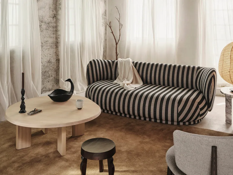 Rico Solsoffa Louisiana – Sand/Svart Soffa
