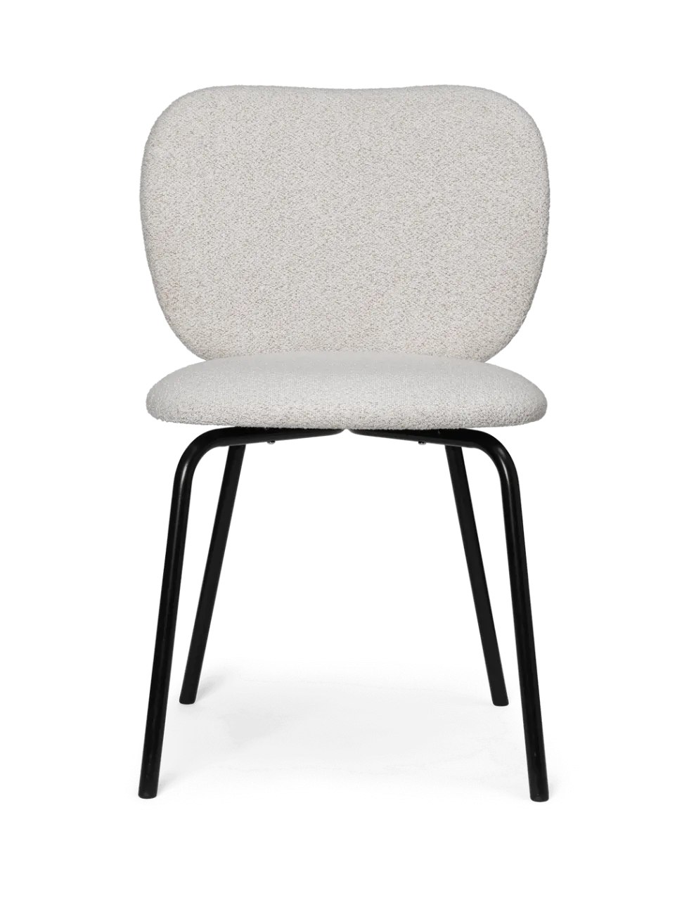 Rico Stol Svart Soft Bouclé – Benvit/Sand Stol