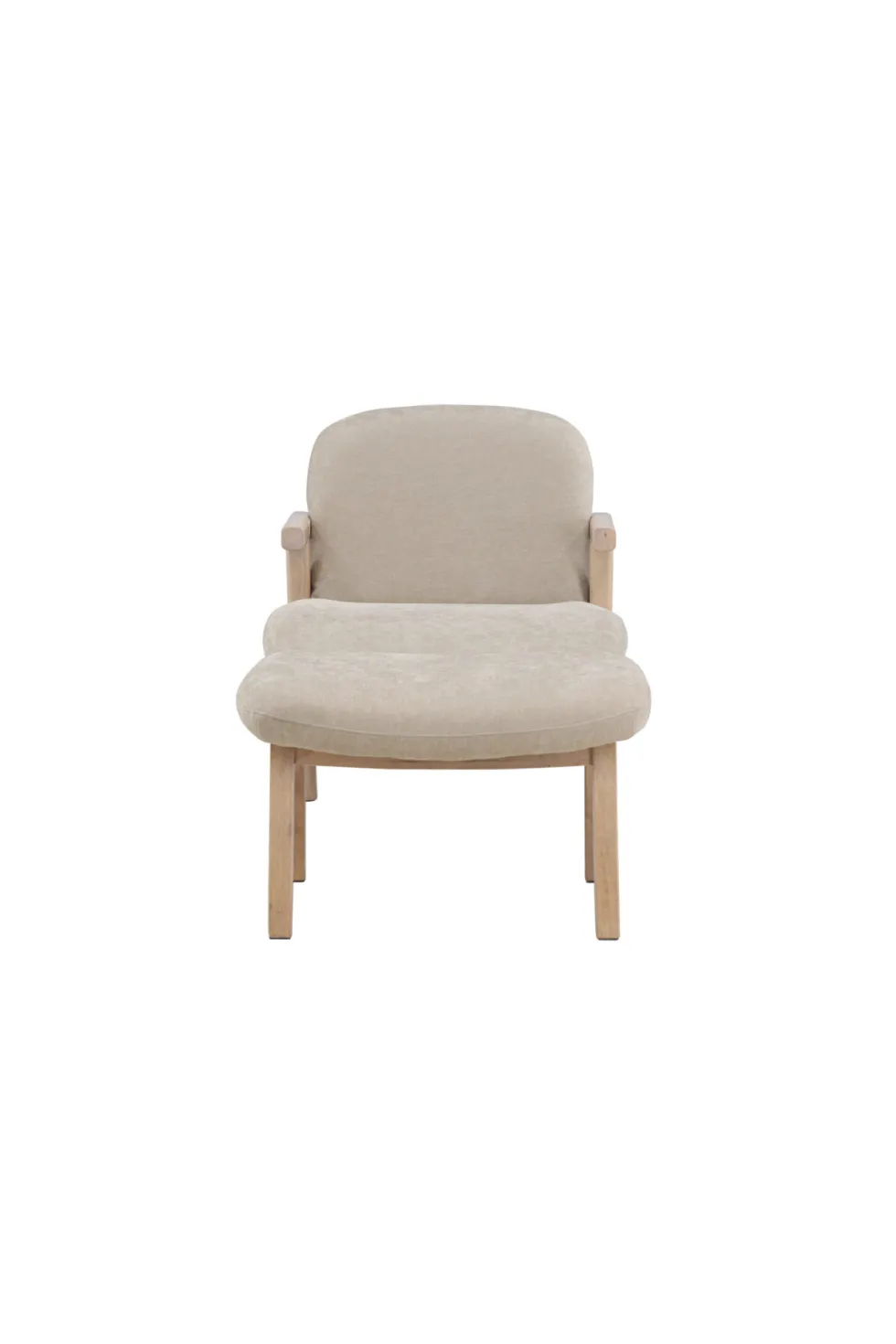 Rile Ottoman 60 x 42 x 70 Beige + Fåtöljer Beige