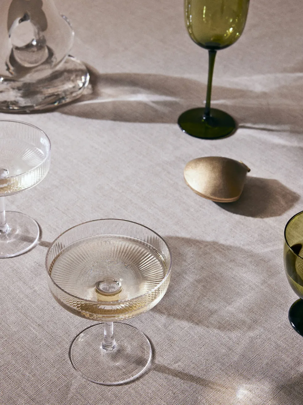 Ripple Champagnefat – Set om 2