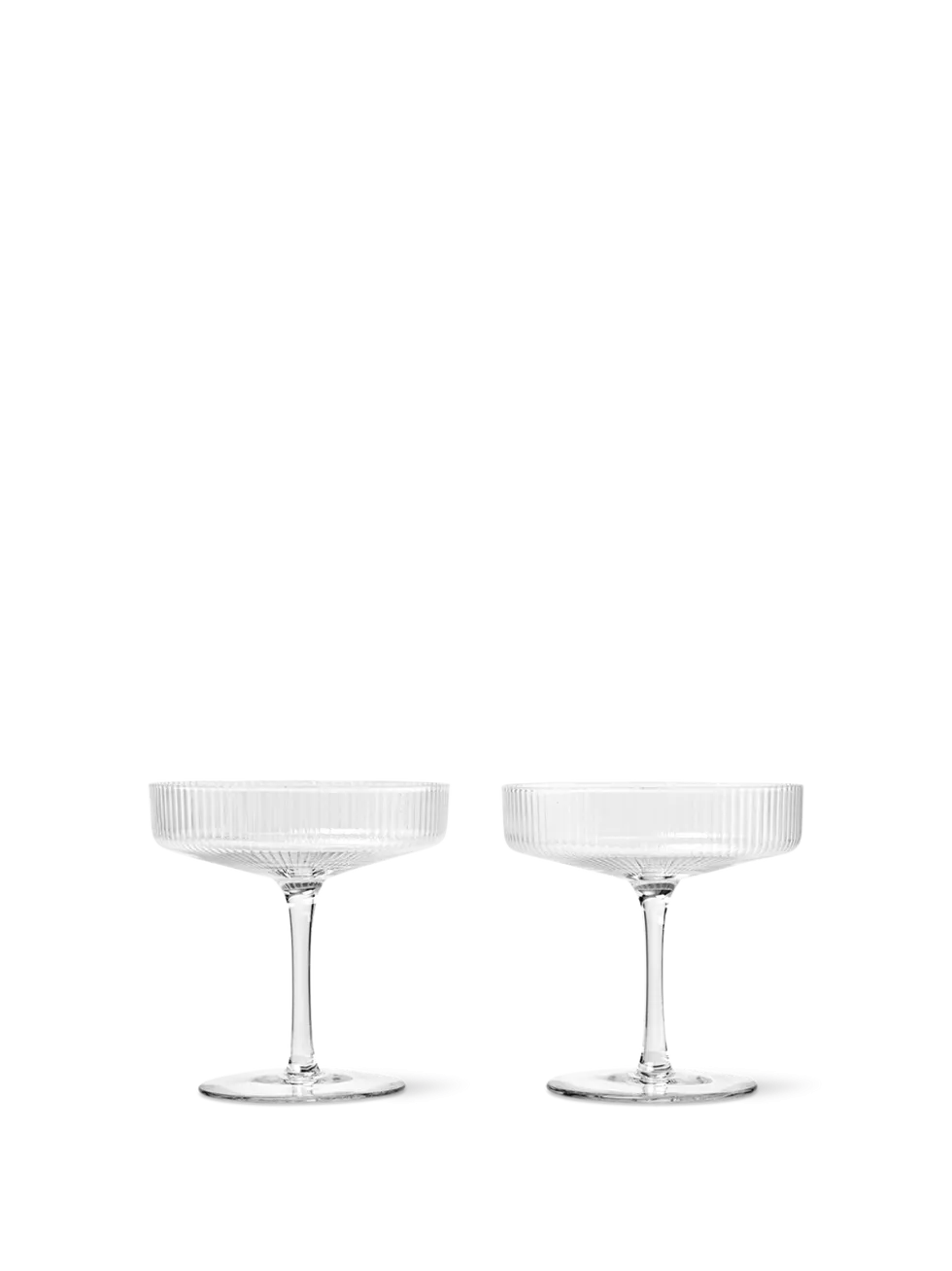 Ripple Champagnefat – Set om 2