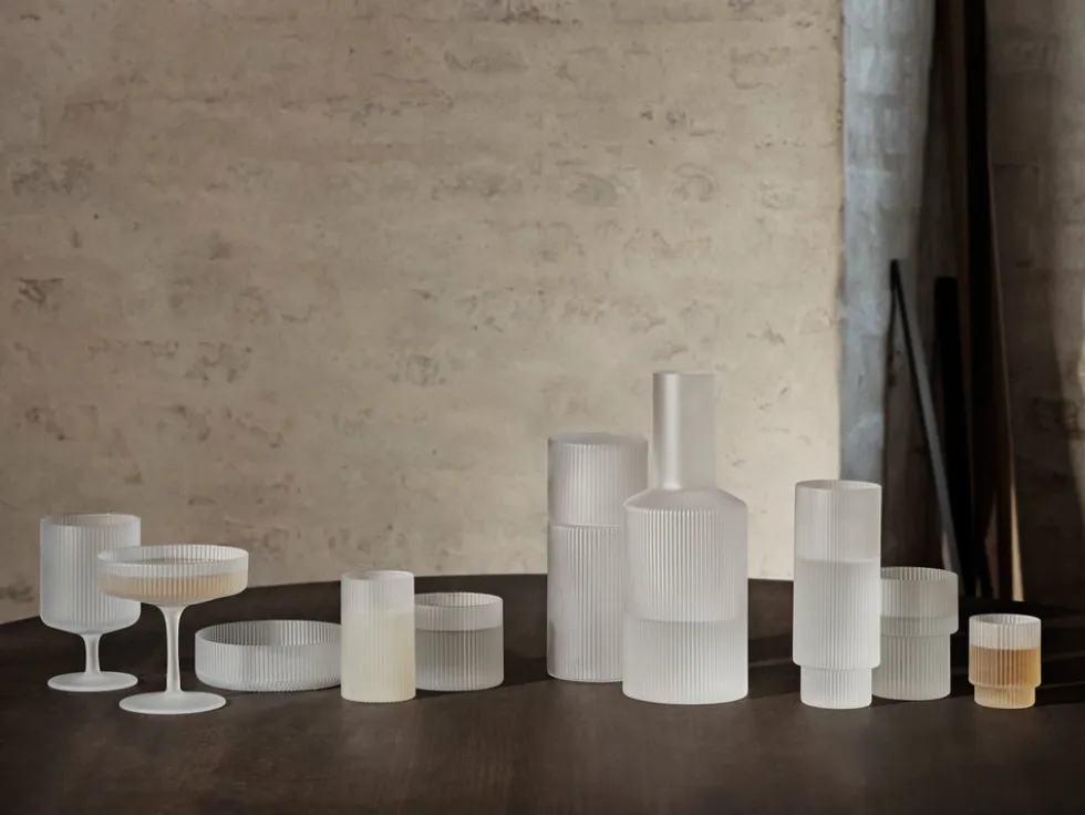 Ripple långt Drink-glas – Set om 4
