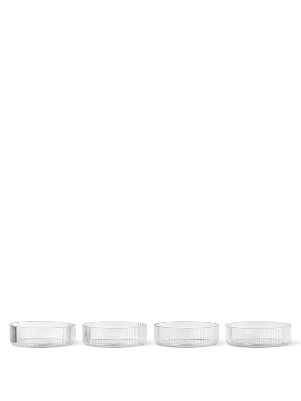 Ripple serveringsskålar – Set om 4