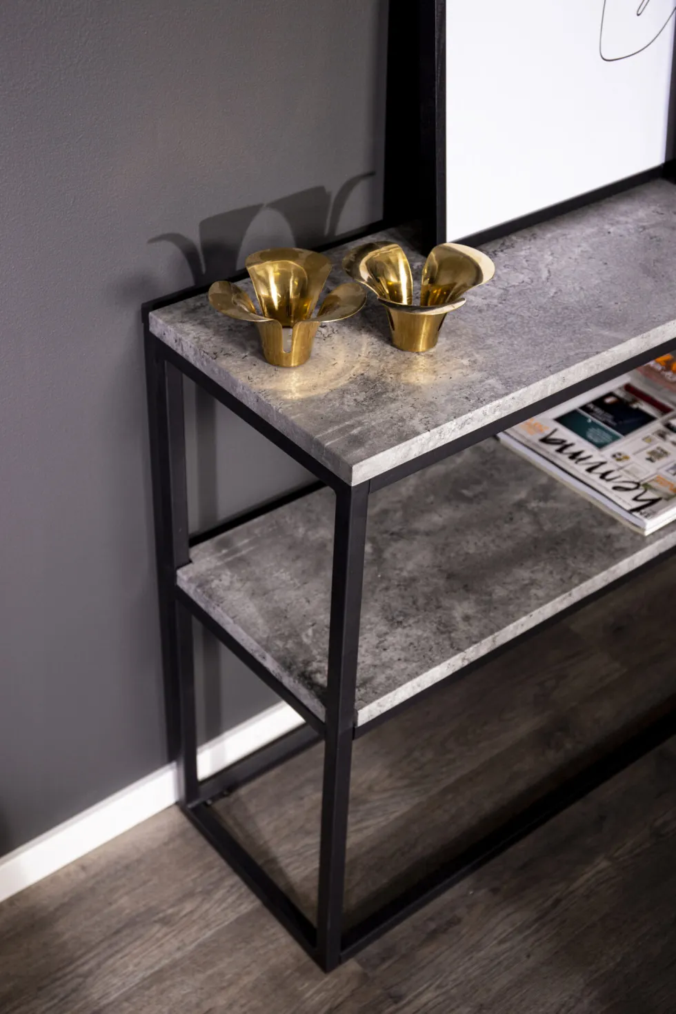 Rise Sidobord 110 x 30 Black
