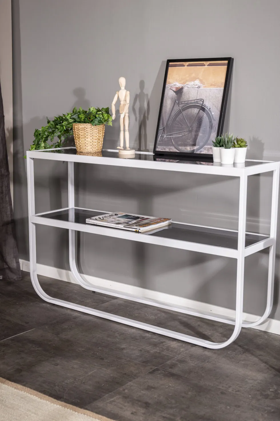 Rocker Sidobord 110 x 30 White