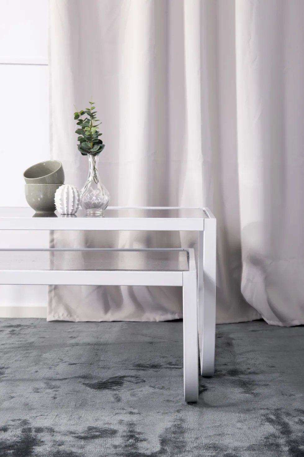Rocker Soffbord 81 x 81 White